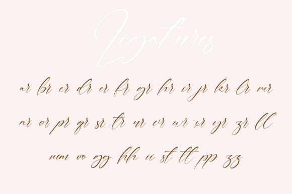 Berly Clarisa Font PNG with transparent background - Preview 6