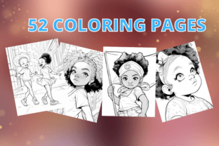 Black Kids Coloring Book Graphic by Sahad Stavros Studio · Creative Fabrica