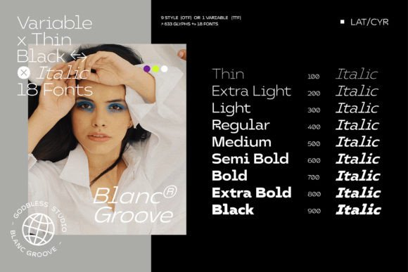 Blanc Groove Font - Preview 2