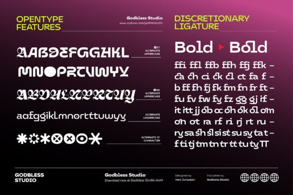 Blanc Groove Font - Preview 5