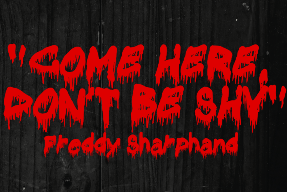 Bloody Horror Font - Preview 1