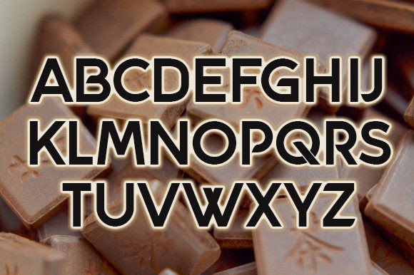 Brown Font - Preview 1