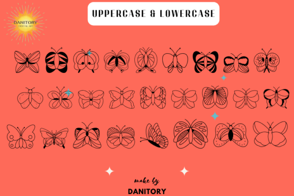 Butterflys Font - Preview 1