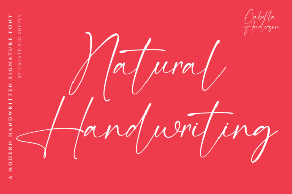 Cabella Anderson Font - Preview 3