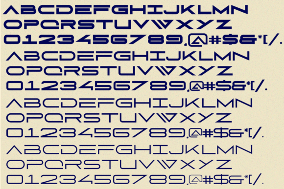 Digital Cards Font PNG with transparent background - Preview 6