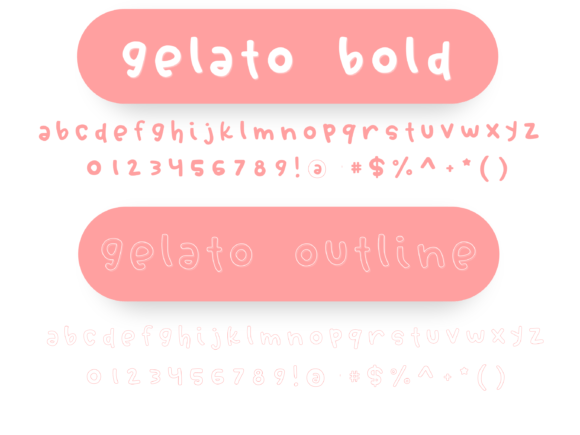 Gelato Font - Preview 2
