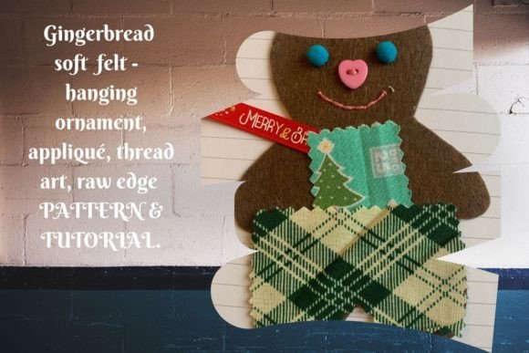 Gingerbread Easy Soft Felt Toys Patterns