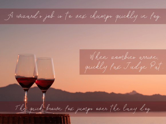 Heart + Soul Font PNG with transparent background - Preview 3