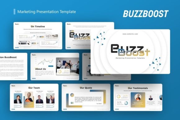 Preview of Marketing Presentation - Adsation marketing presentation template
