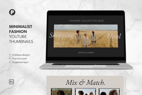 Minimalist Fashion YouTube Thumbnail