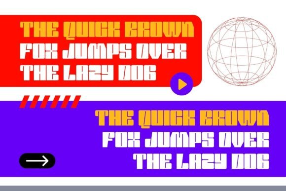 Modern Techno Font PNG with transparent background - Preview 2