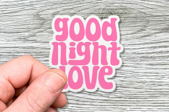 Pink Crab Font PNG with transparent background - Preview 3
