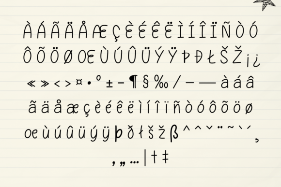Potassium Font PNG with transparent background - Preview 2