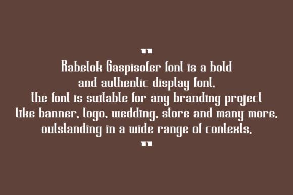 Rabelok Gaspisofer Font PNG with transparent background - Preview 6