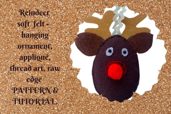 Reindeer Easy Soft Felt Toys Patterns