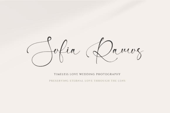 Roselyne Font PNG with transparent background - Preview 1