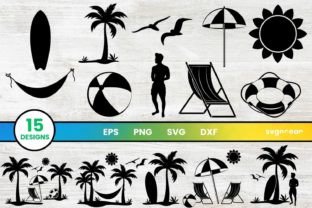 Summer SVG Bundle Graphic by SvgOcean · Creative Fabrica