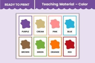 Teaching Materials - Color a Graphic by VeniaStudio · Creative Fabrica