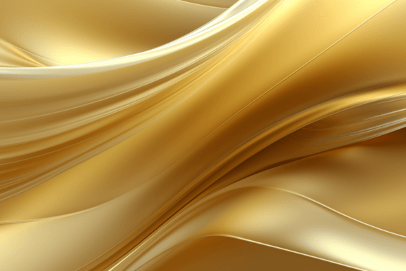 3d Golden Silk Wave Background Wallpaper Graphic Backgrounds By KiwiCakeStudio
