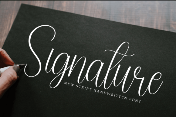Alexandra Signtaure Font - Preview 3
