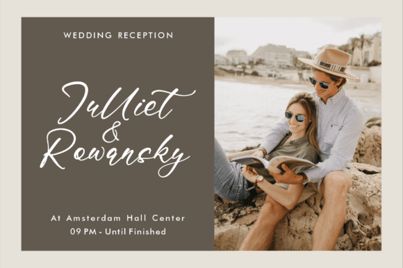 Amelistta Rooshery Font - Preview 2