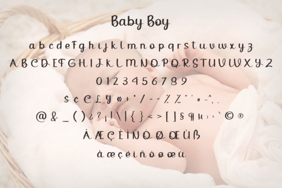 Baby Boy Font - Preview 4