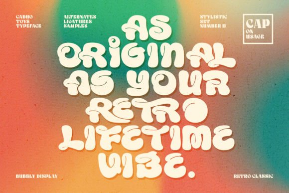 Cadho Toys Font - Preview 2
