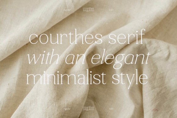Courthes Font - Preview 2