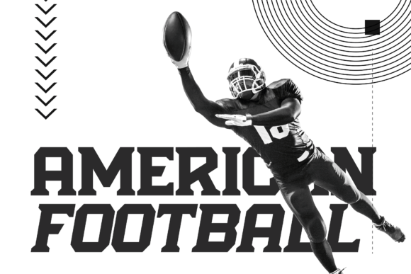 Endzone Express Font PNG with transparent background - Preview 3