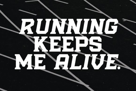 Endzone Express Font PNG with transparent background - Preview 6
