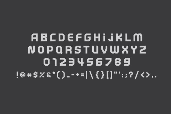 Galaxy Font - Preview 4