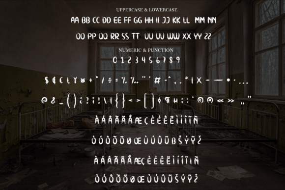 Haunted Hospital Font - Preview 6