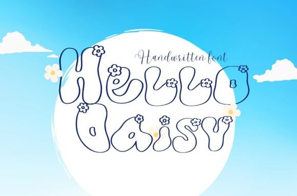 Hello Daisy Font - Preview 1