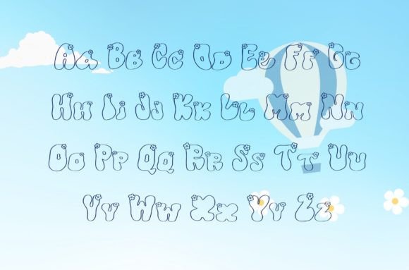 Hello Daisy Font - Preview 4