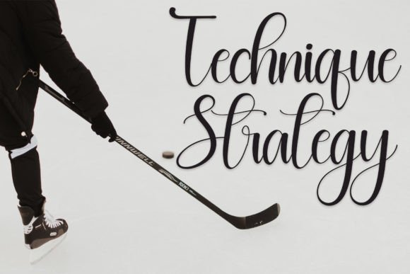 Hockey Font - Preview 1