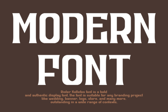 Rister Kollefos Font PNG with transparent background - Preview 2