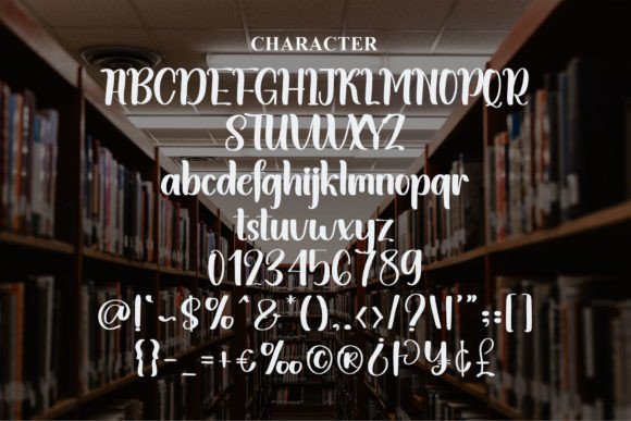 Schools Font PNG with transparent background - Preview 4