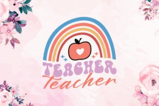 Teacher Rainbow SVG Design Graphic by Rad-Graphic · Creative Fabrica