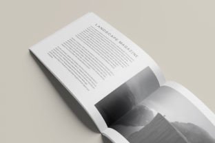 A4 Landscape Magazine Mockup Graphic by AkmalStudio · Creative Fabrica