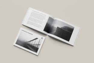 A4 Landscape Magazine Mockup Graphic by AkmalStudio · Creative Fabrica