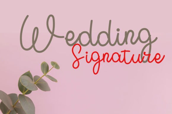 Amelia Signature Font - Preview 2