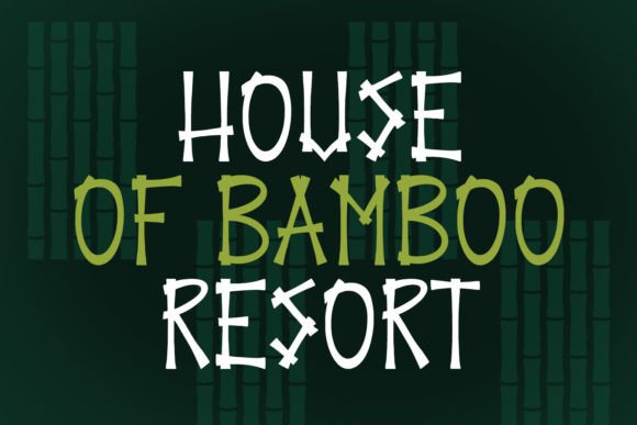 Bamboo Village Font - Preview 4