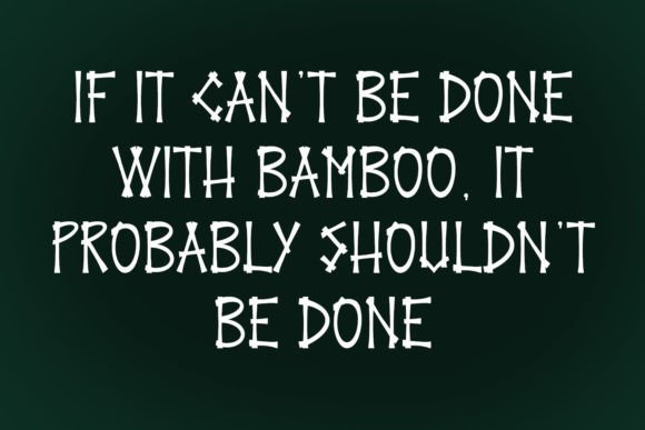 Bamboo Village Font - Preview 5