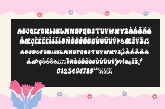 Black Daisy Font - Preview 6