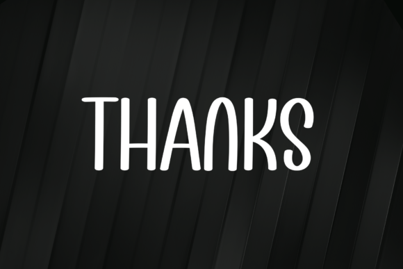Black Line Font - Preview 6