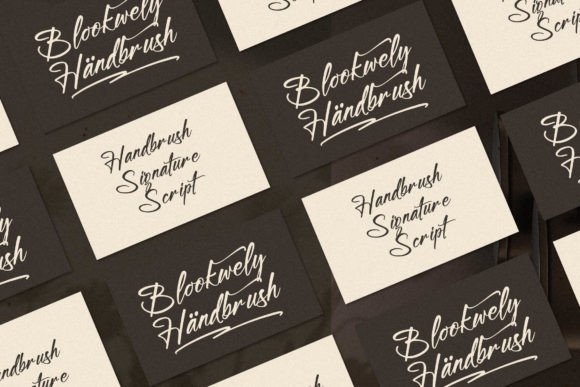 Blookwelly Font - Preview 4