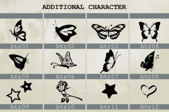 Butterfly Font - Preview 4