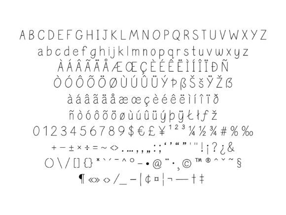 Clean Notes Font - Preview 5