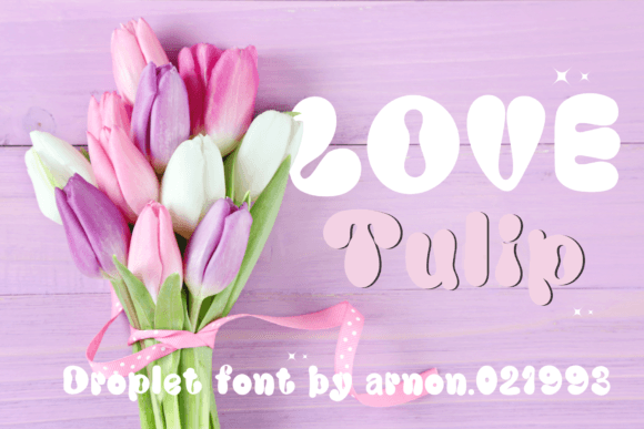 Droplet Font PNG with transparent background - Preview 2