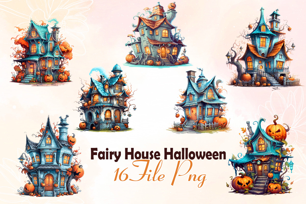 Fairy House Halloween Sublimation Graphic by Cricut Market · Creative ...